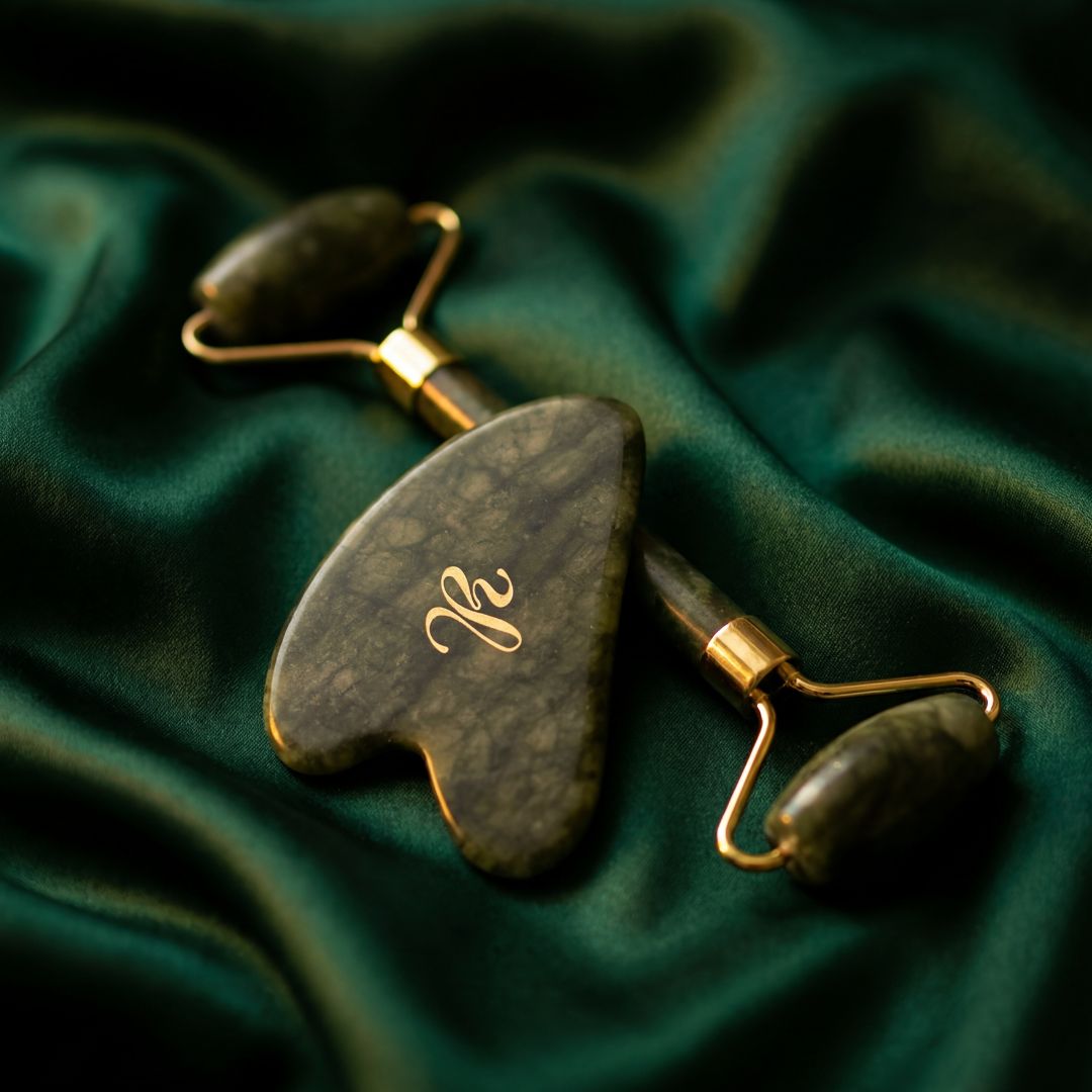 Roller e Gua Sha in Giada