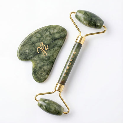 Roller e Gua Sha in Giada